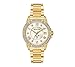 Bulova Women's 32mm Marine Star Goldtone Stainless Steel Mother Of Pearl Diamond Watch