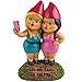 BigMouth Inc. Selfie Sisters Garden Gnome Statue, Funny Outdoor Lawn & Yard Figurine, Housewarming Gag Gift Sculpture Decorations