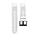 Wearable4U Garmin Fenix 5X 26mm Quick Release Easy Fit Silicone Replacement Watch Band for Garmin Fenix 5X, Quatix 3, Fenix 3 HR, Fenix 3, Tactix Bravo, Foretrex 601, Foretrex 701 (White)