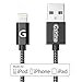 [Apple MFi Certified] Gshine® 3ft(0.9m) Durable Nylon Braided Lightning to USB Cable for iPhone 6 / 6 Plus, Beats Pill+ and More (Black)