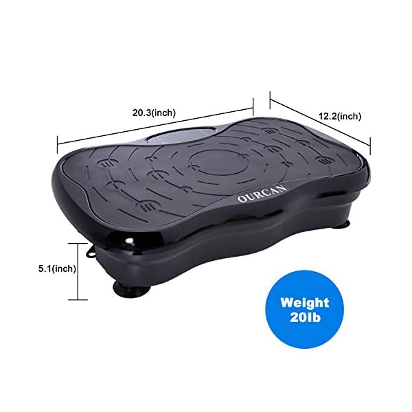 OURCAN-Vibration-Power-PlatesExercise-Equipment-For-Home-UseFull-Body-Ultra-Slim-Exercise-Vibration-Platform-180-Levels-Of-IntensityResistance-Bands-With-Handle-AddedWeight-Loss-Body-Toning OURCAN Vibration Power Plates,Exercise Equipment For Home Use,Full Body Ultra Slim Exercise Vibration Platform 180…
