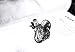 Men's 316L Stainless Steel Vintage Black Big Sheep Goat Head Skull Gothic Ring