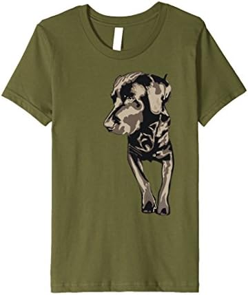Kids Puppy Love Labrador T-Shirt 4 Olive