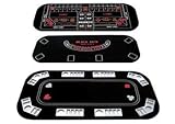 3 in 1 Texas Hold'em Table Top (Poker/Craps/Blackjack) (Sports)