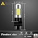 Alla Lighting 54-SMD 3156 3157 LED Turn Signal Light Bulbs High Power 4014 48-SMD LED 3157 Bulb 6000K Xenon White 3156 3157 LED Bulb Super Bright LED 4157 3457 3157 Blinker Light(Set of 2)