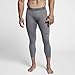 Nike Men's Pro 3qt Tight (Carbon Heather/Dark Grey/Black, Medium)