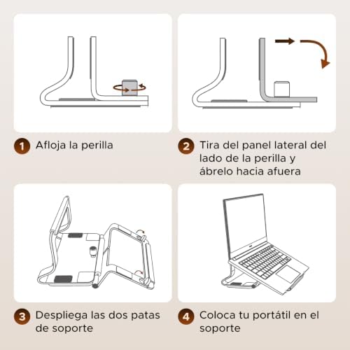 Suporte horizontal vertical 2 em 1 para portátil cinzento