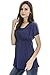 Bearsland Women's Breastfeeding and Nursing Summer Top Blue Size L