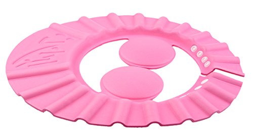 Zcargel Hot Sale Upgraded version Adjustable Safe Shampoo Shower Cap Ears Protect Bath Soft Cap For Baby