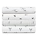 Eddie Bauer - Queen Sheets, Cotton Percale Bedding Set, Crisp & Cool Home Decor (Fishing Flies White, Queen)