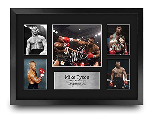 (A3 Framed) Mike Tyson Display