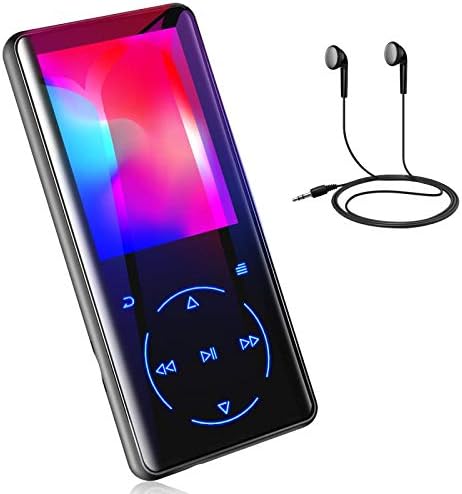 Amazon Mp3プレーヤー Buletooth 5 0 音楽プレーヤー 超軽量 超 2 4インチ 3d曲面 ポータブルオーディオプレーヤー Fmラジオ タッチスクリーン スピーカー内臓 16gb内蔵 128gbまで拡張可能 日本語説明書付き 16gb Auntoo デジタルオーディオプレーヤー