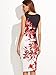 Floerns Women's Sleeveless Floral Work Party Cocktail Bodycon Dress Red M