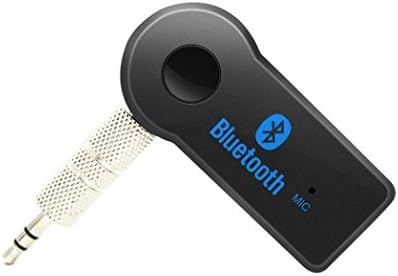 Bluetooth Music Audio Stereo Adapter Receiver for Car Music Sound System Hands Free Calling Built-in Mic - Black