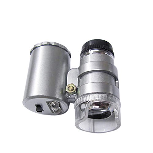 Quality Optics Mini High-Powered LED Pocket Magnifier (45x-Flex)