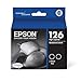 Epson T126120-D2 DURABrite Ultra Black Dual Pack High Capacity Cartridge Ink primary