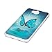 HuaWei Y5 2017 Case, Luminous Noctilucent Glow in the Dark Case Matching Design Protective Phone Back Cover TPU Shell Case for HuaWei Y5 2017 (butterfly)