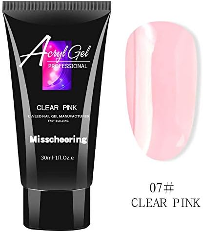 Newkelly Nail Extending Gel Lacquer Crystal Jelly UV Builder Gel for Nail Extension