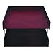 Carver Hardwood Double Desk Tray for Letter-Sized Documents, Mahogany Finish (CW02213)