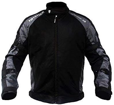 MOTOTECH Scrambler Air Motorcycle Riding Jacket - Combo Colors (Grey, 3XL)