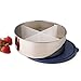 U Konserve - Divided Big Bowl, 3-in-1 Reusable Stainless Steel Container with Removable Divider, Multiple Dishes in One Container (Stainless/Ocean)