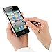 Lynktec TruGlide Stylus with Microfiber Tip for New iPad, iPad Mini, iPhone 5, iPhone 4, Kindle Fire, Samsung Galaxy Tablet and Smartphone, Nook, All Touch Screen Tablets (Champagne Gold with Tether)