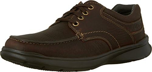 Clarks Men's Cotrell Edge Oxford, Brown Oily Leather, EU