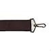 Adjustable Brown Color Shoulder Strap for Briefcase Luggage Bag Casual Bag-Silver