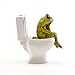 Top Collection The Thinker Frog 2.5-Inch Mini Collectible Bathroom Figurine