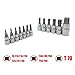 Mainpoint Star Torx Bit Socket Set 13 Pieces T8 - T70 CRV 1/2
