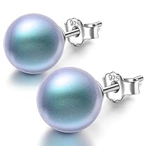 Susan Y pendientes de perlas pendientes de plata para mujeres mujeres pendientes de cristales de oro aretes joyería 30 aniversario de boda bodas de san valentín regalos de graduación regalos para mamá