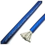 Stinger 4 Gauge Matte Blue OFC HPM Series Power Wire 5' Cut