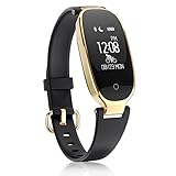 Fitness Tracker, Women Sport Tracker Smart Watch Band Bracelet, Heart Rate Monitor Smart Bracelet,Women Swimming Waterproof Wristband Watch with Health Sleep Activity Tracker Pedometer for Smart Phone