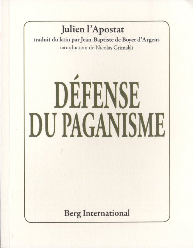 Défense du paganisme