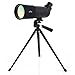 OXA 20x60 Angled Waterproof Spotting Scope with Tripod for Birdwatching Portable HD Monocular Telescope High Powered Scope for Target Shooting Archery Outdoor Activities