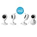 MiSafes 1280x720p HD C303-1 Mini Wireless Surveillance Camera with Microphone Speaker with 2 Way Talk & Remote Monitoring System for iOS & Andriod App, White