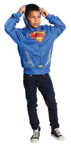 Rubies Man of Steel Superman Hoodie, Small