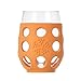 Lifefactory Wine Glass with Protective Silicone Sleeve, Large (Pack of 4), Huckleberry Orange Grass Green Cobalt