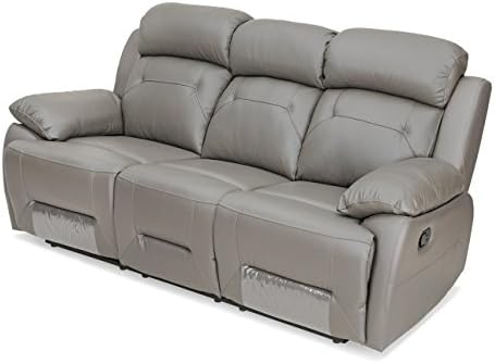 Royaloak Armour Three Seater Recliner (Grey)