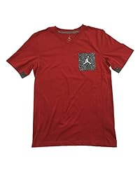 Jordan Jumpman Big Boys camiseta gráfica con bolsillo de manga corta