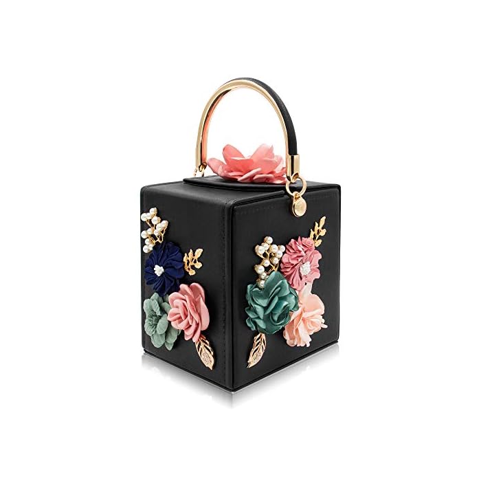 floral evening clutch