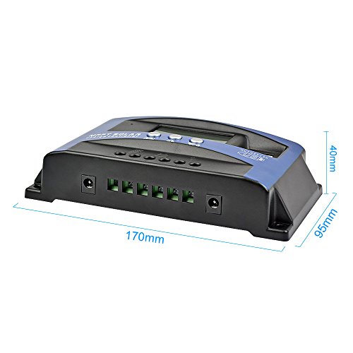 AOSHIKE 60A MPPT Solar Charge Controller with LCD Display,Multiple Load Control Modes (60A) - Thumbnail 4