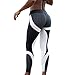 Lookatool Clearance Women's 3D Print Yoga Pants Skinny Workout Gym Leggings (Black, S)