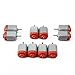 Micro 130 DC 3V Motor, DROK 10pcs DC 3-6V 16500 RPM Cars Toys Electric Motor, High Speed Torque DIY Remote Control Toy Car Hobby Motor, Metal Car Engine Motor Kit for Toys Models DIY