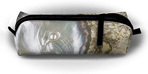 EWFBVa Durable Zipper Stationery Bag Pinctada Margaritifera Big Capacity Pencil Case