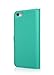 iPhone 5s case,iPhone SE case,iPhone 5 case,by Ailun,Wallet case,PU leather case,credit card holder,Flip Cover Skin[Mint Green] with screen protect and styli pen