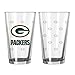 NFL Green Bay Packers Satin Etch Pint, 16-ounce, 2-Pack