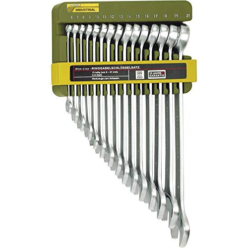 PROXXON Slim Line 23821 Combination Spanner Set 6 - 21 mm 15-Piece Set