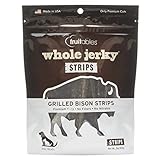 Fruitables Whole Jerky Grilled Bison Strips Dog Treats