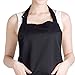 Salon Professional Barber Hair-cutting Apron, Colorfulife Adult Hair Coloring Styling Aprons with Pocket Hairdresser Adjustable Working Clothes Boutique Hair Clothing Hairdressing Wrap T038 (Black)